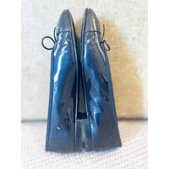 Chanel Patent Leather Blue Ballet Flats - Size 40 - 100% Authentic - Picture 10 of 16